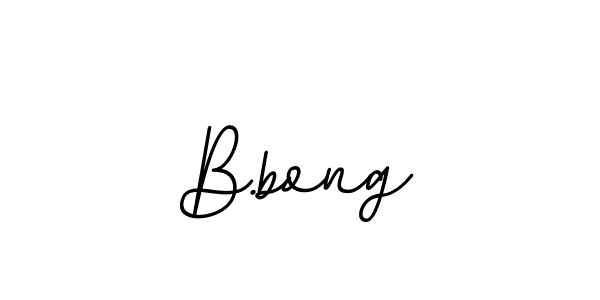 Make a beautiful signature design for name B.bong. With this signature (BallpointsItalic-DORy9) style, you can create a handwritten signature for free. B.bong signature style 11 images and pictures png