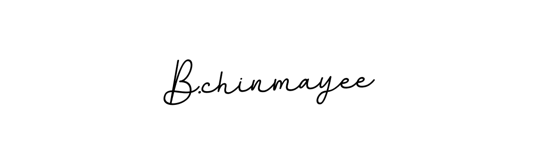 Make a beautiful signature design for name B.chinmayee. With this signature (BallpointsItalic-DORy9) style, you can create a handwritten signature for free. B.chinmayee signature style 11 images and pictures png