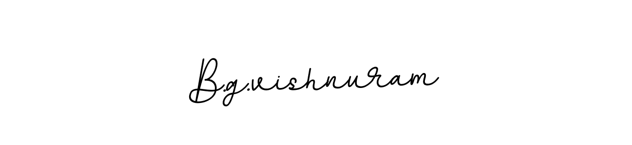 B.g.vishnuram stylish signature style. Best Handwritten Sign (BallpointsItalic-DORy9) for my name. Handwritten Signature Collection Ideas for my name B.g.vishnuram. B.g.vishnuram signature style 11 images and pictures png
