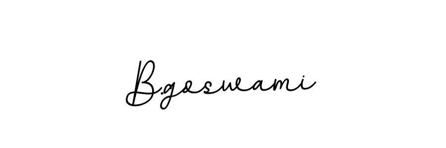 Design your own signature with our free online signature maker. With this signature software, you can create a handwritten (BallpointsItalic-DORy9) signature for name B.goswami. B.goswami signature style 11 images and pictures png
