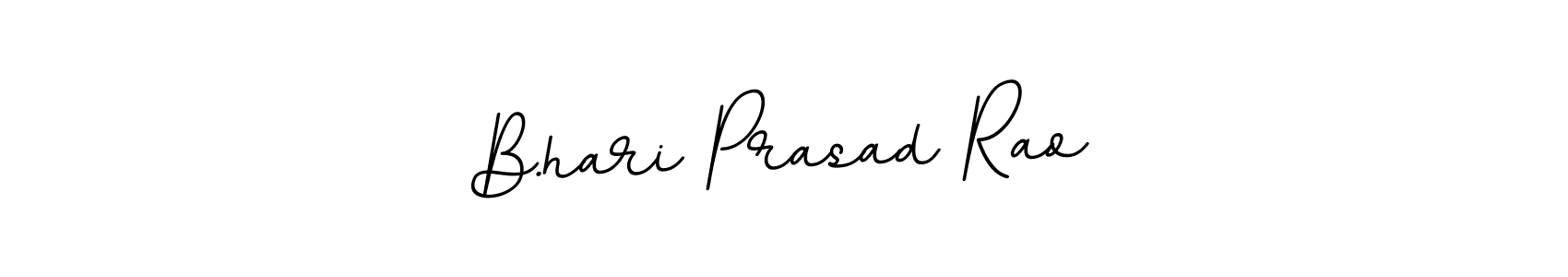 Create a beautiful signature design for name B.hari Prasad Rao. With this signature (BallpointsItalic-DORy9) fonts, you can make a handwritten signature for free. B.hari Prasad Rao signature style 11 images and pictures png