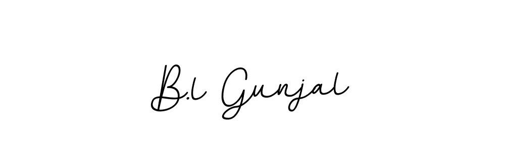 It looks lik you need a new signature style for name B.l Gunjal. Design unique handwritten (BallpointsItalic-DORy9) signature with our free signature maker in just a few clicks. B.l Gunjal signature style 11 images and pictures png