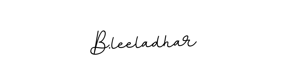 Also You can easily find your signature by using the search form. We will create B.leeladhar name handwritten signature images for you free of cost using BallpointsItalic-DORy9 sign style. B.leeladhar signature style 11 images and pictures png