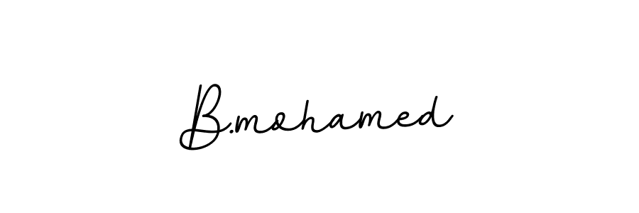 How to Draw B.mohamed signature style? BallpointsItalic-DORy9 is a latest design signature styles for name B.mohamed. B.mohamed signature style 11 images and pictures png