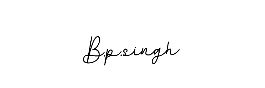 Design your own signature with our free online signature maker. With this signature software, you can create a handwritten (BallpointsItalic-DORy9) signature for name B.p.singh. B.p.singh signature style 11 images and pictures png