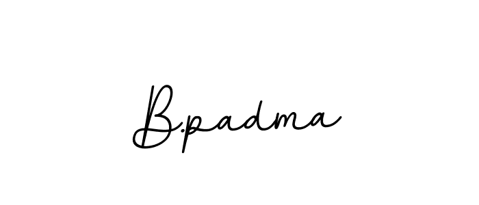 Make a beautiful signature design for name B.padma. Use this online signature maker to create a handwritten signature for free. B.padma signature style 11 images and pictures png