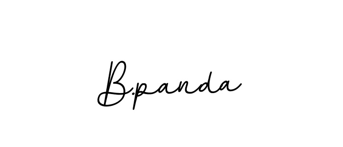 Design your own signature with our free online signature maker. With this signature software, you can create a handwritten (BallpointsItalic-DORy9) signature for name B.panda. B.panda signature style 11 images and pictures png