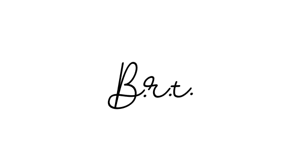 How to Draw B.r.t. signature style? BallpointsItalic-DORy9 is a latest design signature styles for name B.r.t.. B.r.t. signature style 11 images and pictures png