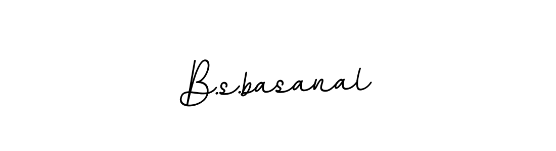 Also we have B.s.basanal name is the best signature style. Create professional handwritten signature collection using BallpointsItalic-DORy9 autograph style. B.s.basanal signature style 11 images and pictures png