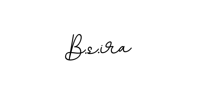 Also we have B.s.ira name is the best signature style. Create professional handwritten signature collection using BallpointsItalic-DORy9 autograph style. B.s.ira signature style 11 images and pictures png