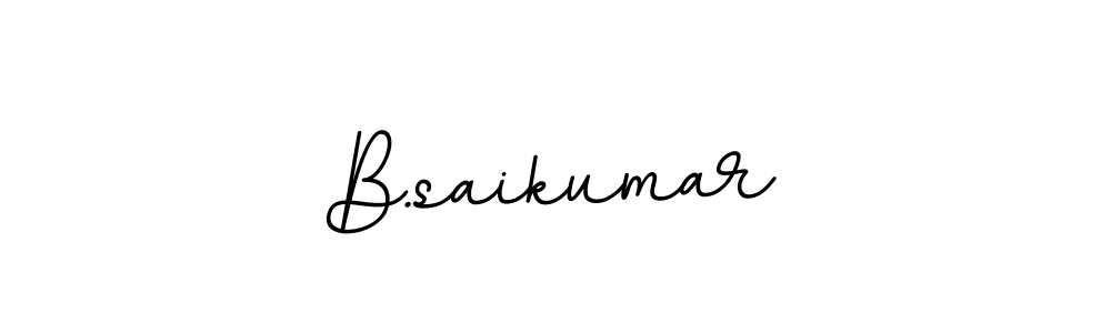 Similarly BallpointsItalic-DORy9 is the best handwritten signature design. Signature creator online .You can use it as an online autograph creator for name B.saikumar. B.saikumar signature style 11 images and pictures png