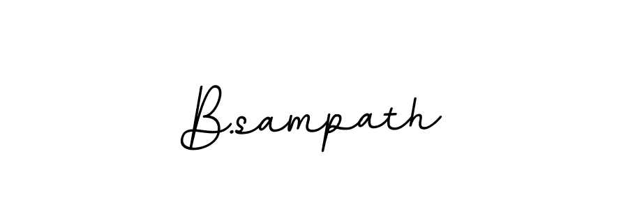 Make a beautiful signature design for name B.sampath. Use this online signature maker to create a handwritten signature for free. B.sampath signature style 11 images and pictures png