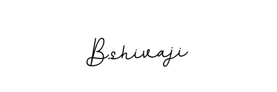 Design your own signature with our free online signature maker. With this signature software, you can create a handwritten (BallpointsItalic-DORy9) signature for name B.shivaji. B.shivaji signature style 11 images and pictures png