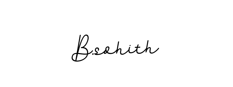 Check out images of Autograph of B.sohith name. Actor B.sohith Signature Style. BallpointsItalic-DORy9 is a professional sign style online. B.sohith signature style 11 images and pictures png