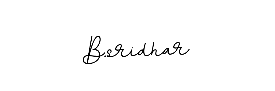This is the best signature style for the B.sridhar name. Also you like these signature font (BallpointsItalic-DORy9). Mix name signature. B.sridhar signature style 11 images and pictures png