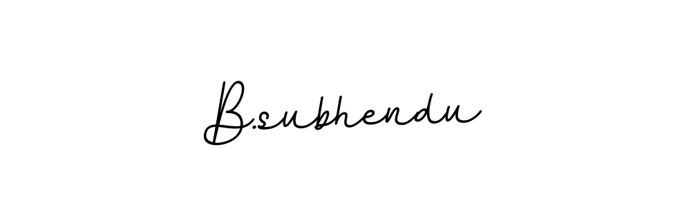 Also we have B.subhendu name is the best signature style. Create professional handwritten signature collection using BallpointsItalic-DORy9 autograph style. B.subhendu signature style 11 images and pictures png