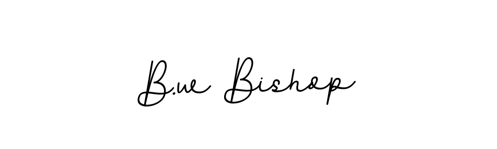How to make B.w Bishop signature? BallpointsItalic-DORy9 is a professional autograph style. Create handwritten signature for B.w Bishop name. B.w Bishop signature style 11 images and pictures png