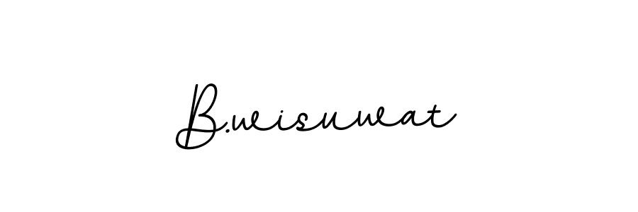 Here are the top 10 professional signature styles for the name B.wisuwat. These are the best autograph styles you can use for your name. B.wisuwat signature style 11 images and pictures png