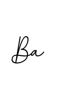 Make a beautiful signature design for name Ba. With this signature (BallpointsItalic-DORy9) style, you can create a handwritten signature for free. Ba signature style 11 images and pictures png