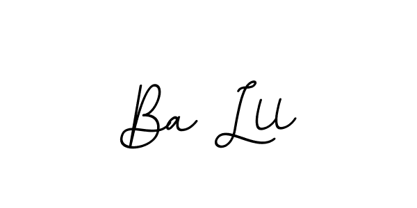 Design your own signature with our free online signature maker. With this signature software, you can create a handwritten (BallpointsItalic-DORy9) signature for name Ba Lll. Ba Lll signature style 11 images and pictures png