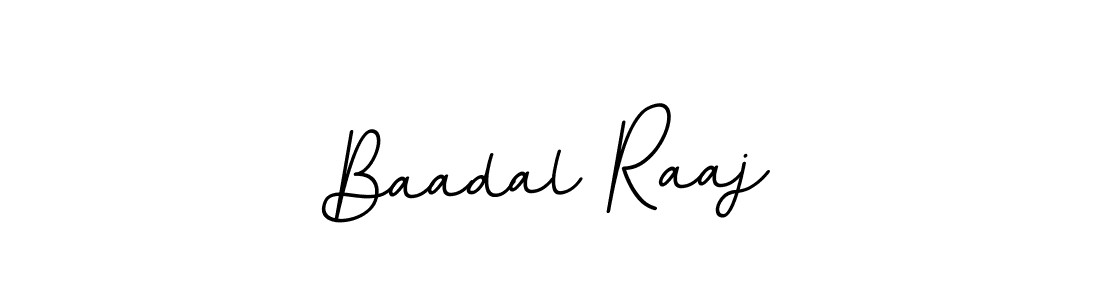 How to make Baadal Raaj name signature. Use BallpointsItalic-DORy9 style for creating short signs online. This is the latest handwritten sign. Baadal Raaj signature style 11 images and pictures png