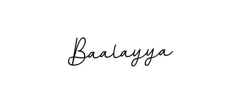 Make a beautiful signature design for name Baalayya. With this signature (BallpointsItalic-DORy9) style, you can create a handwritten signature for free. Baalayya signature style 11 images and pictures png