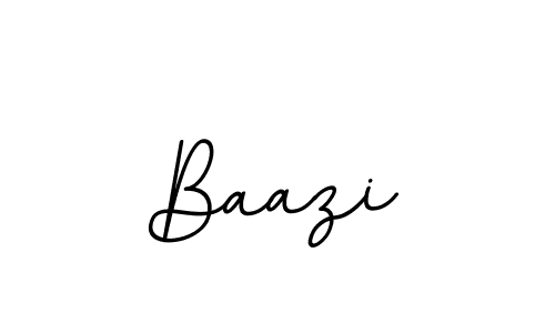 How to make Baazi name signature. Use BallpointsItalic-DORy9 style for creating short signs online. This is the latest handwritten sign. Baazi signature style 11 images and pictures png