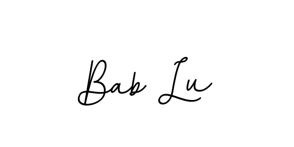 You should practise on your own different ways (BallpointsItalic-DORy9) to write your name (Bab Lu) in signature. don't let someone else do it for you. Bab Lu signature style 11 images and pictures png