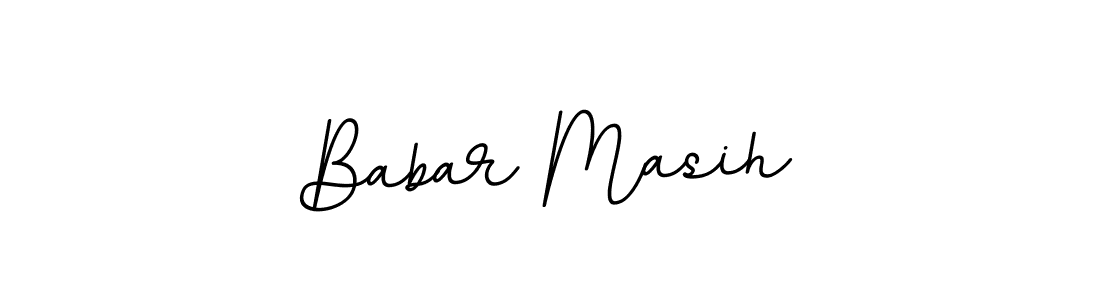 Use a signature maker to create a handwritten signature online. With this signature software, you can design (BallpointsItalic-DORy9) your own signature for name Babar Masih. Babar Masih signature style 11 images and pictures png