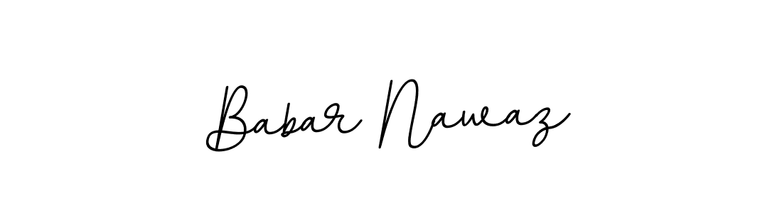 Also You can easily find your signature by using the search form. We will create Babar Nawaz name handwritten signature images for you free of cost using BallpointsItalic-DORy9 sign style. Babar Nawaz signature style 11 images and pictures png