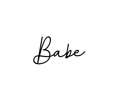 Make a beautiful signature design for name Babe. With this signature (BallpointsItalic-DORy9) style, you can create a handwritten signature for free. Babe signature style 11 images and pictures png