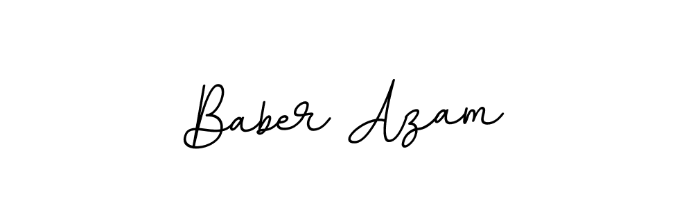 The best way (BallpointsItalic-DORy9) to make a short signature is to pick only two or three words in your name. The name Baber Azam include a total of six letters. For converting this name. Baber Azam signature style 11 images and pictures png