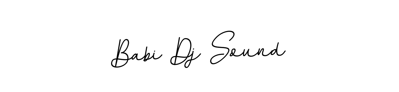 It looks lik you need a new signature style for name Babi Dj Sound. Design unique handwritten (BallpointsItalic-DORy9) signature with our free signature maker in just a few clicks. Babi Dj Sound signature style 11 images and pictures png