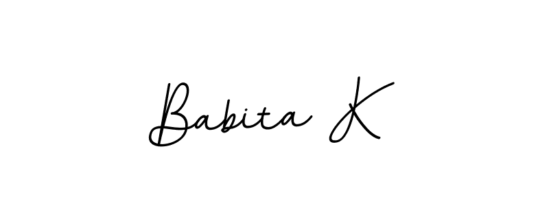 Once you've used our free online signature maker to create your best signature BallpointsItalic-DORy9 style, it's time to enjoy all of the benefits that Babita K name signing documents. Babita K signature style 11 images and pictures png