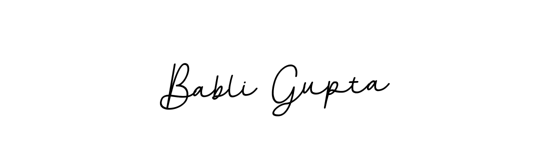 Babli Gupta stylish signature style. Best Handwritten Sign (BallpointsItalic-DORy9) for my name. Handwritten Signature Collection Ideas for my name Babli Gupta. Babli Gupta signature style 11 images and pictures png