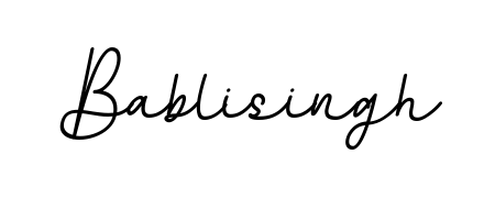 Create a personalized artistic stamp with Bablisingh in BallpointsItalic-DORy9 font. Perfect for visual artists, designers, and influencers. Bablisingh signature style 11 images and pictures png