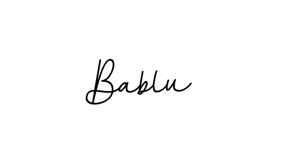Create a beautiful signature design for name Bablu . With this signature (BallpointsItalic-DORy9) fonts, you can make a handwritten signature for free. Bablu  signature style 11 images and pictures png