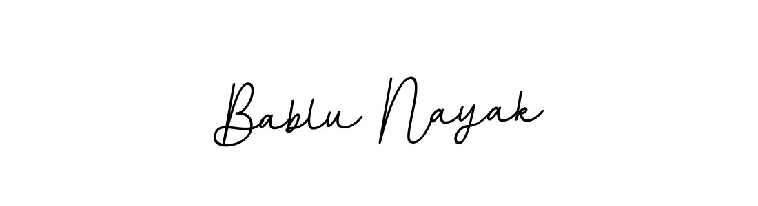 Create a beautiful signature design for name Bablu Nayak. With this signature (BallpointsItalic-DORy9) fonts, you can make a handwritten signature for free. Bablu Nayak signature style 11 images and pictures png