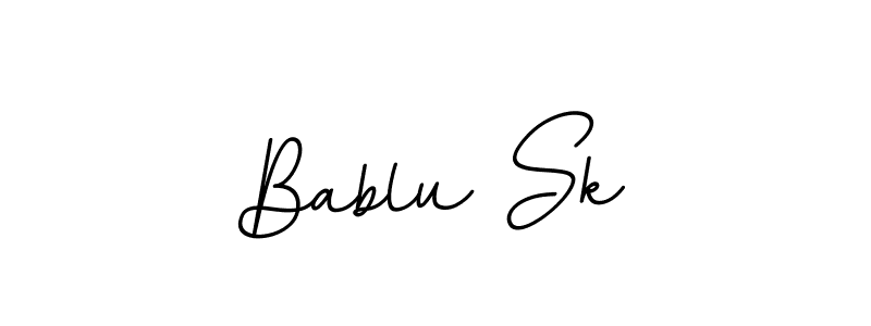 It looks lik you need a new signature style for name Bablu Sk. Design unique handwritten (BallpointsItalic-DORy9) signature with our free signature maker in just a few clicks. Bablu Sk signature style 11 images and pictures png