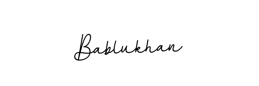 Use a signature maker to create a handwritten signature online. With this signature software, you can design (BallpointsItalic-DORy9) your own signature for name Bablukhan. Bablukhan signature style 11 images and pictures png