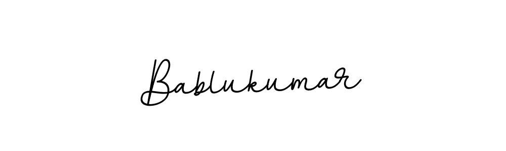 Create a beautiful signature design for name Bablukumar. With this signature (BallpointsItalic-DORy9) fonts, you can make a handwritten signature for free. Bablukumar signature style 11 images and pictures png