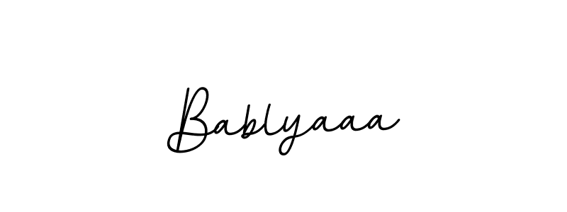Create a beautiful signature design for name Bablyaaa. With this signature (BallpointsItalic-DORy9) fonts, you can make a handwritten signature for free. Bablyaaa signature style 11 images and pictures png