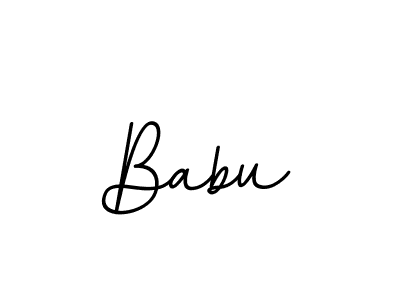 You should practise on your own different ways (BallpointsItalic-DORy9) to write your name (Babu) in signature. don't let someone else do it for you. Babu signature style 11 images and pictures png