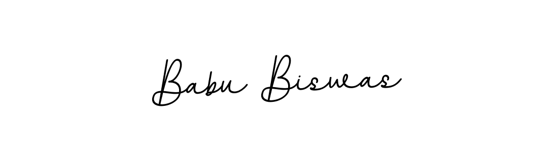 Make a beautiful signature design for name Babu Biswas. With this signature (BallpointsItalic-DORy9) style, you can create a handwritten signature for free. Babu Biswas signature style 11 images and pictures png