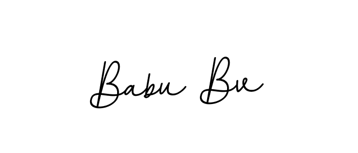 Use a signature maker to create a handwritten signature online. With this signature software, you can design (BallpointsItalic-DORy9) your own signature for name Babu Bv. Babu Bv signature style 11 images and pictures png