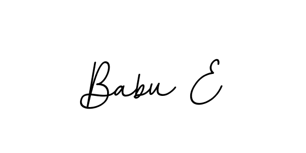 Design your own signature with our free online signature maker. With this signature software, you can create a handwritten (BallpointsItalic-DORy9) signature for name Babu E. Babu E signature style 11 images and pictures png