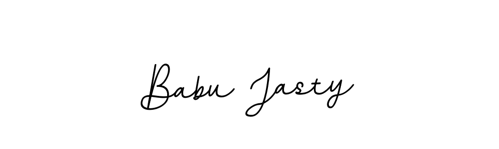 You should practise on your own different ways (BallpointsItalic-DORy9) to write your name (Babu Jasty) in signature. don't let someone else do it for you. Babu Jasty signature style 11 images and pictures png