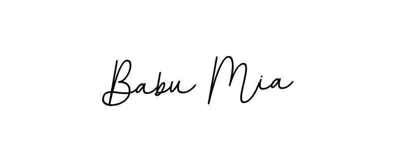 The best way (BallpointsItalic-DORy9) to make a short signature is to pick only two or three words in your name. The name Babu Mia include a total of six letters. For converting this name. Babu Mia signature style 11 images and pictures png