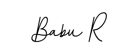 A classic penmanship look for Babu R. The BallpointsItalic-DORy9 font brings timeless elegance and confidence to every signed document. Babu R signature style 11 images and pictures png