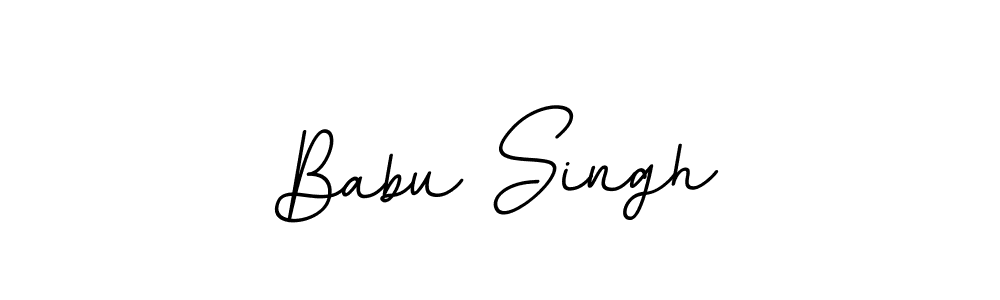 You should practise on your own different ways (BallpointsItalic-DORy9) to write your name (Babu Singh) in signature. don't let someone else do it for you. Babu Singh signature style 11 images and pictures png